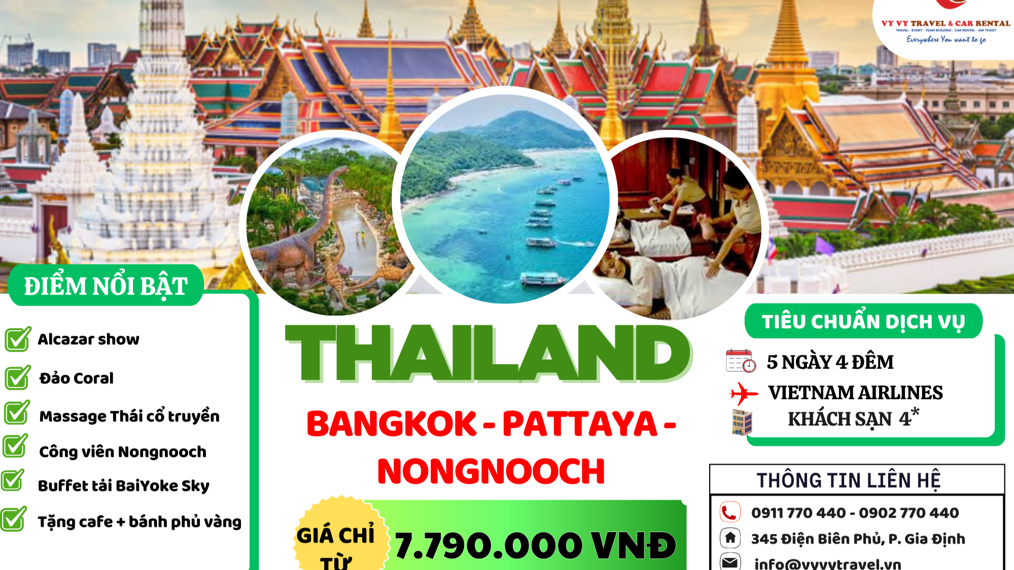 THÁI LAN: BANGKOK - PATTAYA - NONG NOOCH - ART 5N4Đ | Vietnam Airlines - Image - 14910